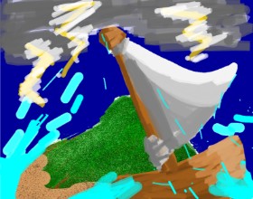 Data の ボート の絵