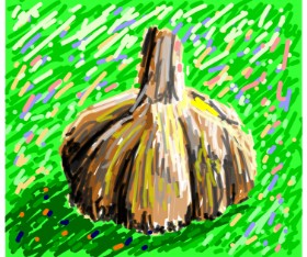 Рисунок на тему «Чеснок» — автор: Sam
