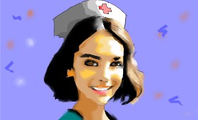 Рисунок на тему «Медсестра» — автор: Herbert