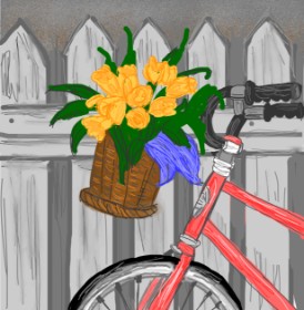 KayXXXlee の 自転車 の絵