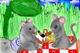 Drawing of Picnic by 007