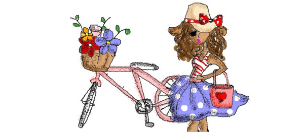 Fahrrad-Zeichnung von Anastasia