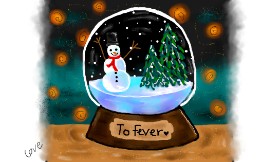 Рисунок на тему «Снежный шар» — автор: Fever