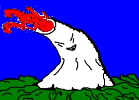 kuku の 火山 の絵