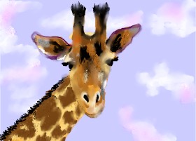 SAM AKA MARGARET 🙄 の キリン の絵