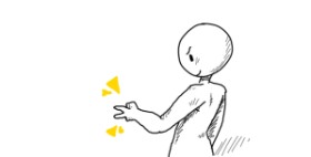 PISHCOT の はさみ の絵