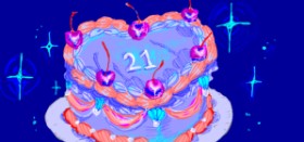 Ghost の ケーキ の絵