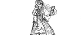 Drawing of Dress by moris