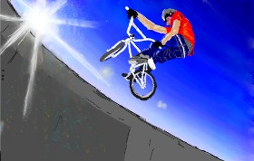 teidolo の 自転車 の絵