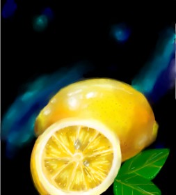 Drawing of Lemon by Lixxie