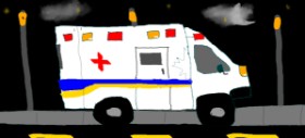 PSOCNess の 救急車 の絵
