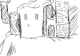 Drawing of Castle by deery