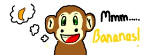 bob の 猿 の絵