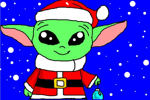 no name の クリスマスエルフ の絵