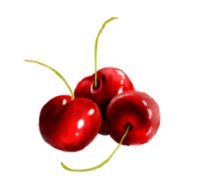 JSim の さくらんぼ の絵