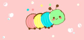 Drawing of Caterpillar by Yui