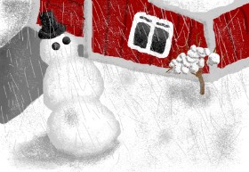 Jack536 の 雪だるま の絵