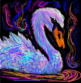 Drawing of Swan by KayXXXlee