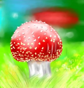 ⋆su⋆vinci彡 の きのこ の絵