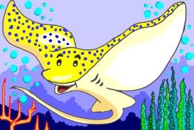Рисунок на тему «Скат» — автор: Dino
