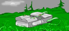 Drawing of Backpack by Rosstheartist