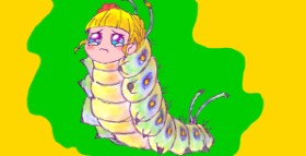 Drawing of Caterpillar by InessA