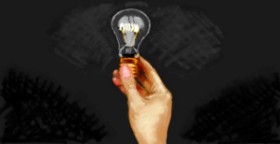shiNIN の 電球 の絵