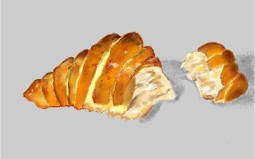 GJP の クロワッサン の絵