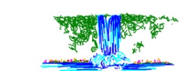 Рисунок на тему «Водопад» — автор: abc