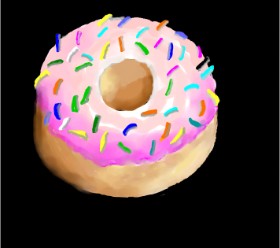 Drawing of Donut by Not.Old.Train