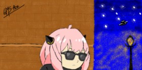 GMS arc の サングラス の絵