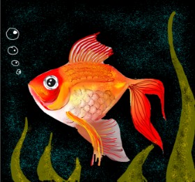 Alex Berrhto の 金魚 の絵