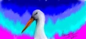 Aneeyas の コウノトリ の絵