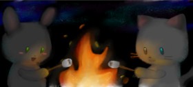 Gi の キャンプファイヤー の絵