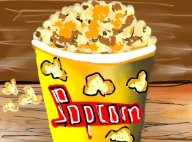 Drawing of Popcorn by Bro 2.0😎