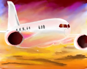 Bro 2.0😎 の 飛行機 の絵