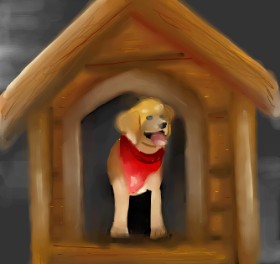 Aastha の 犬小屋 の絵
