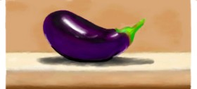 Рисунок на тему «Баклажан» — автор: DebbyLee