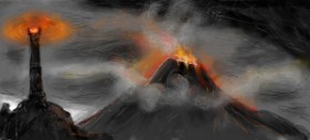 Labyrinth の 火山 の絵