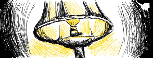 Lampe-Zeichnung von Danielle