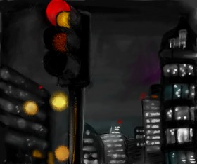 Lou の 信号機 の絵
