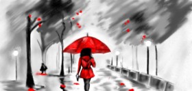 Drawing of Umbrella by Çhåching