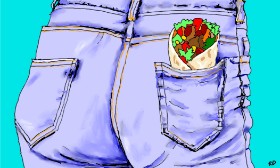 Flowerpot の ブリトー の絵