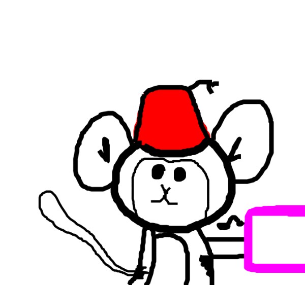 Anonymous の 猿 の絵