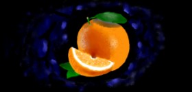 meebo の オレンジ の絵