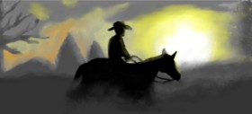 Debidolittle の カウボーイ の絵