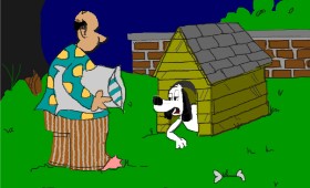Herbert の 犬小屋 の絵
