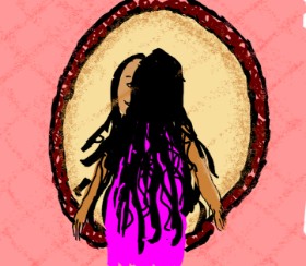 Cherri の 鏡 の絵