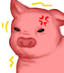 Drawing of Pig by Lola