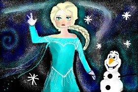 BooBoo の エルサ（ディズニー） の絵